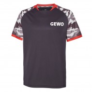 Gewo T-Shirt Riba μαύρο/γκρι/κόκκινο